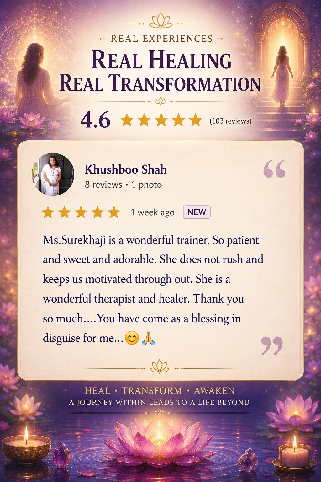 Student testimonial